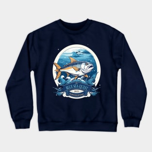 Blue Sea Quest Brand Pro Gear 2023 Crewneck Sweatshirt